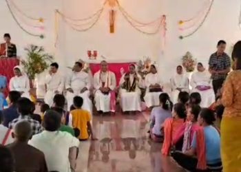 Bishop Inaugurated Catholic Church In Sontang.
