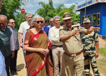 Sitharaman visited the India-Bangladesh International border
