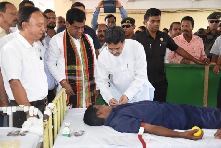 The chief minister called to prevent blood crisis