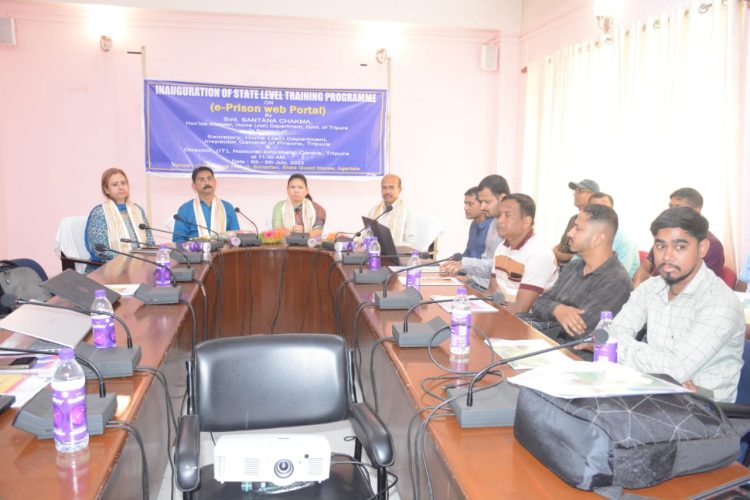 A three-day workshop was organized by the Prisons Department of Tripura State Government