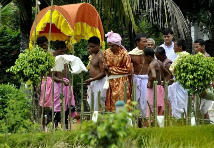 Ker puja observes in state