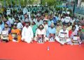 Pradesh Congress holds silent satyagraha  to protest the rejection of Rahul Gandhi’s MP post