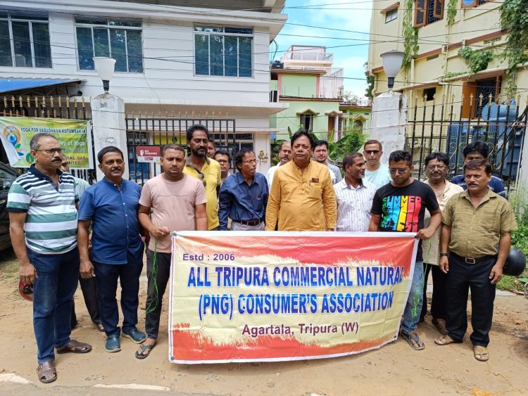All Tripura Comercial Natural (PNG) Consumer,s Association Deputation.. At… TNGCL office