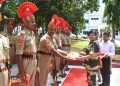 ADG OF BSF INSPECTED THE STATUS OF  TRIPURA FRONTIER.