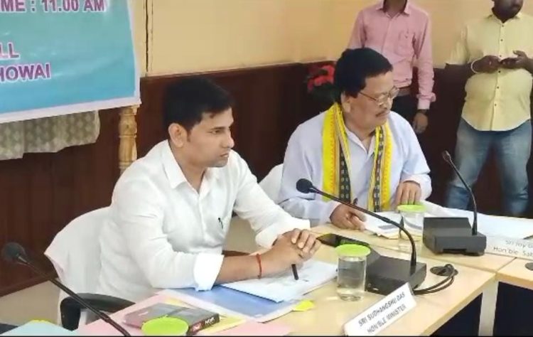 Minister held review meeting