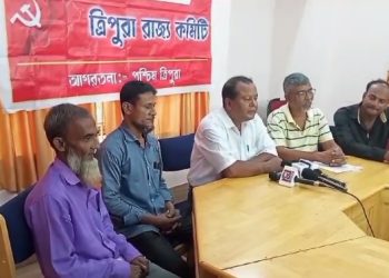 A press conference was organized at the Agartala Press Club by the CPIML party to support the CPIM in the upcoming Dhanpur and Boxanagar by-elections.