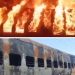 Terrible fire in the train!!!