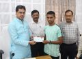 Responding humanitarian call of CM, Civil Service Officers Association helps poor meritorious student*