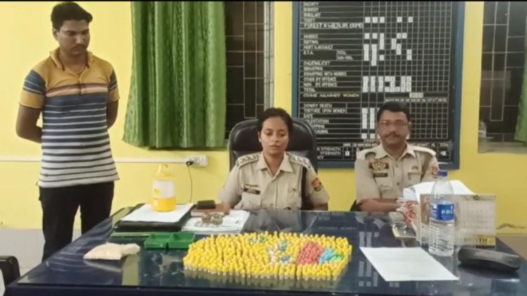 One arrested with illegal contrabands