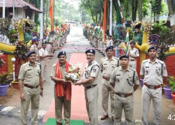 IG Inaugurated New Entrance Of 124 Bn CRPF HQ.
