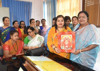 Jharna Debbarma took charge as the seventh chairperson