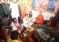 The Chief Minister laid the foundation stone of Dakshineshwar Kali Temple at Gorakhnath Ashram