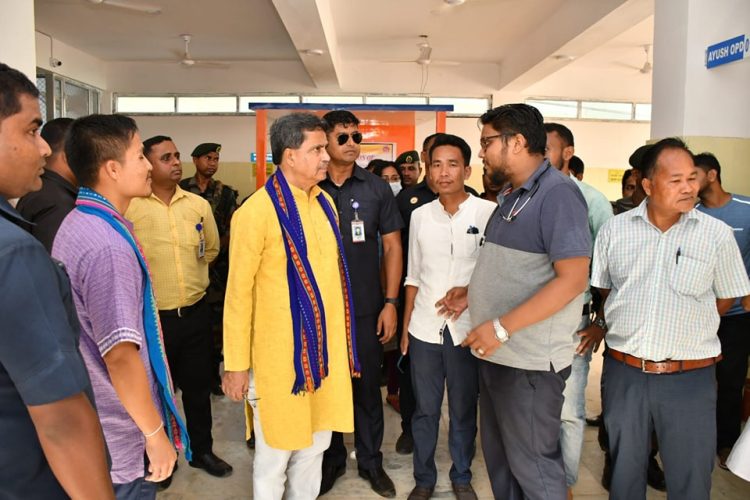 CM visits Longtorai Valley Sub-Divisional Hospital, inquired health services
