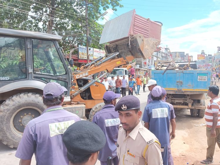 Municipal Corporation held eviction campaign