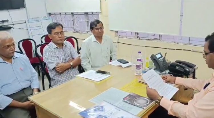 A delegation of three members of CPI(M) met with the Chief Election Commission regarding several demands.