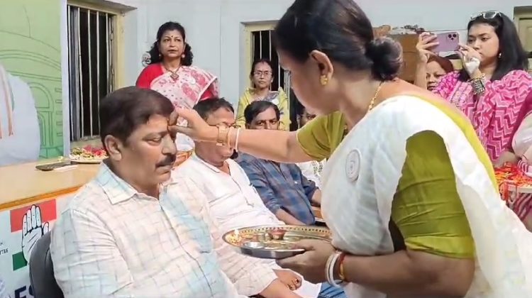 MLA Sudip Roy Barman said Rakhi Utsav at Congress Bhavan in the country and state today, even bearded women are not protected!
