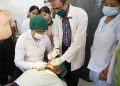 chief minister performed surgery on the mouth cavity of the MBBS student