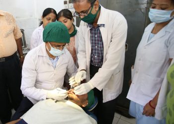 chief minister performed surgery on the mouth cavity of the MBBS student