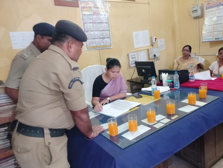 Minister Santana Chakma visited Unakoti District Jail