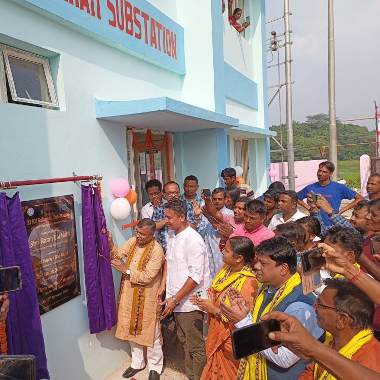 Inauguration of electricity sub station at a cost of Rs 10 crore 80 lakhs