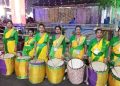 Seven women dhakis are the main attraction of this puja