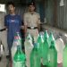 Police Arrested A Man With 50 Litres Illegal Wine .