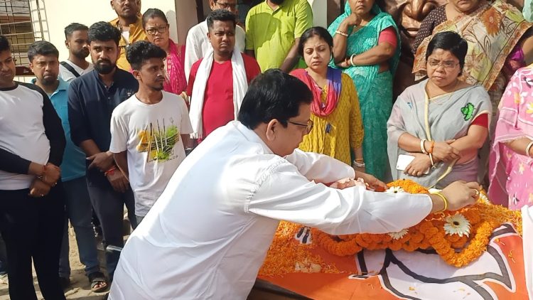 North Tripura District General Secretary Sumit Dey breathed his last