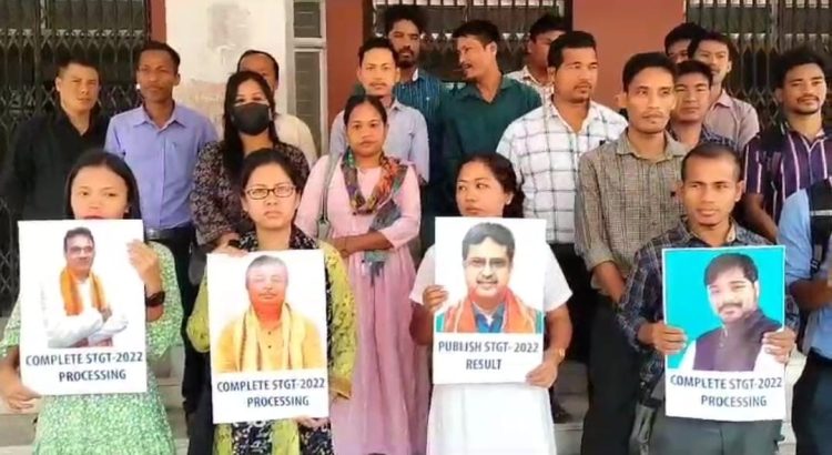 STGT stages deputation to TRBT office demanding release of results