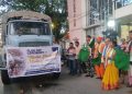 Union Minister attend flag off ceremony of Tripura Stands with Manipur Mission