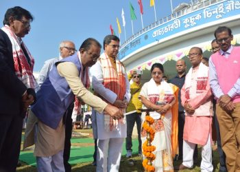 Hon’ble Chief Minister Prof. Dr.Manik Saha and State BJP President Shri Rajib Bhattacharjee participated in the “Blood Donation Camp” organized on the occasion of 75th Foundation Day and Diamond Jubilee of East India Higher Secondary School today.