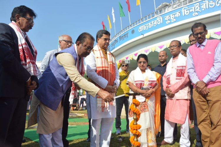 Hon’ble Chief Minister Prof. Dr.Manik Saha and State BJP President Shri Rajib Bhattacharjee participated in the “Blood Donation Camp” organized on the occasion of 75th Foundation Day and Diamond Jubilee of East India Higher Secondary School today.