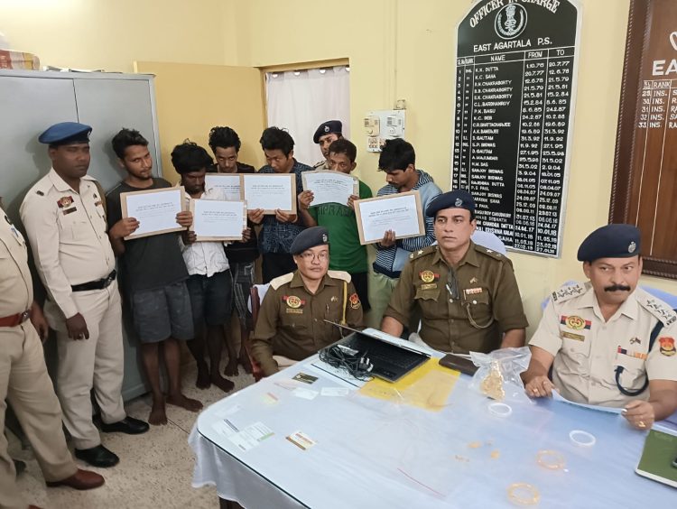 7 thieves arrested with looted items