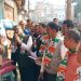 Congress went door to door with leaflets