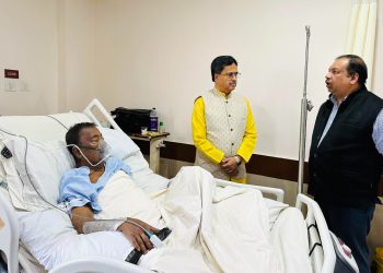 MLA undergoing treatment at ILS hospital