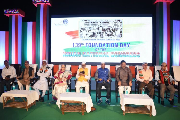 Celebration of ‘139th Foundation Day’ Of Indian National Congress.