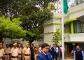 A special moment of hoisting of the national flag on the 75th Republic Day of independent India, which is the result of the sacrifices of countless heroes.