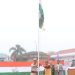 On the occasion of Republic Day today, Minister Ratan Lal Nath hoisted the national flag at the premises of the State Secretariat.