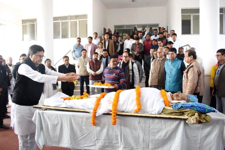 Former Tripura Health Minister Keshav Majumder passed away