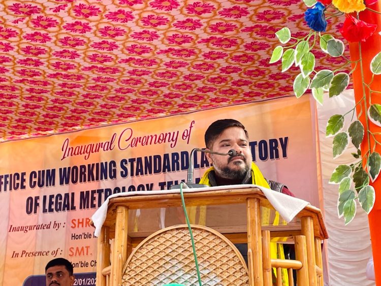 Minister Sushanta Chowdhury inaugurates Legal Metrology Branch