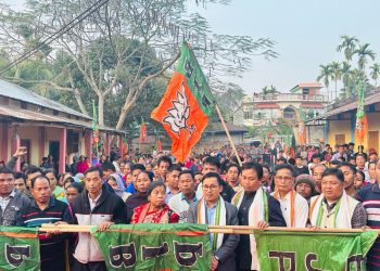 403 voters from 142 families left Tipra Motha,cpim and congress and joined BJP