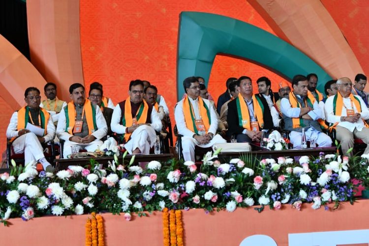 CM attends National Convention, JP Nadda highlights Tripura’s success