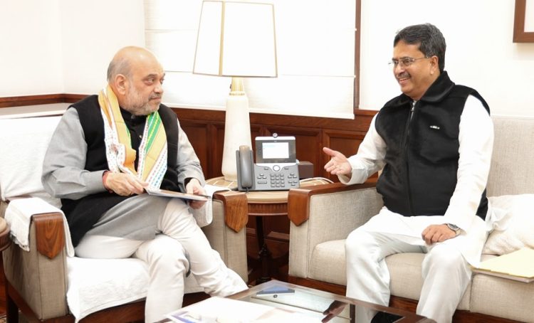 Chief Minister meets Union Home Minister and State President of All India BJP