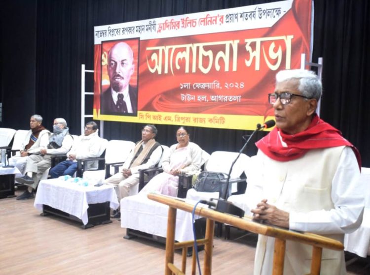 Manik sarkar attacks Congress by questioning on Indy Alliance