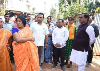 AMC Mayor and Team Inspect Roads in BadharGhat Assembly Constituency