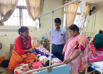 Union Minister Pratima Bhoumik Visits Injured Girls at GB Hospital