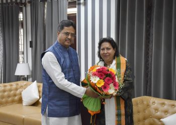 Kriti Debbarma meets  Chief Minister