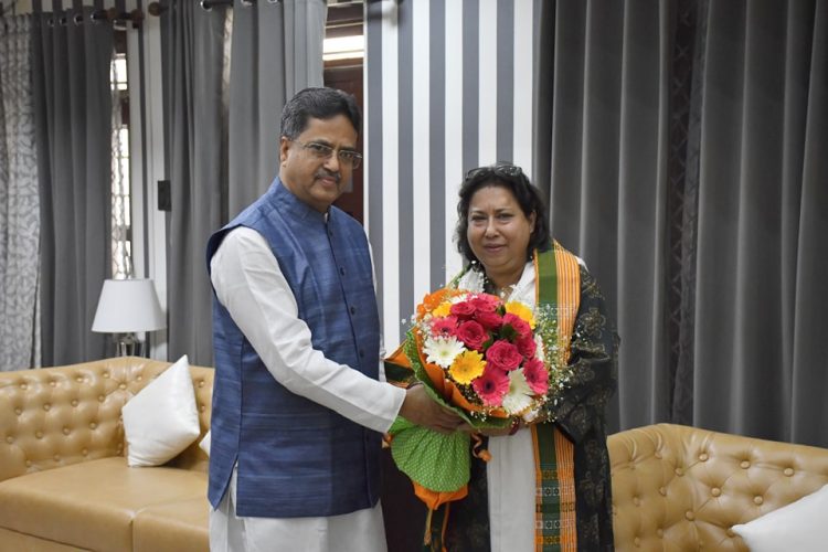 Kriti Debbarma meets  Chief Minister