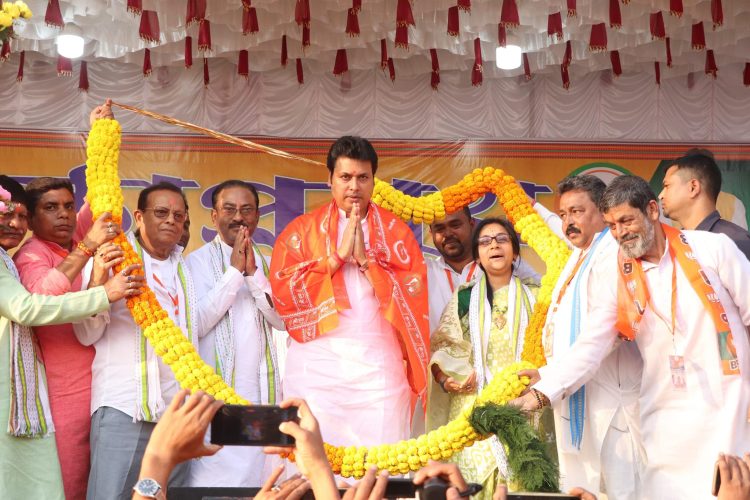 Only under the leadership of PM Modi the communists were ousted from power : Biplab