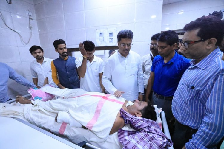 BJP MLA Injured in Car Accident: Chief Minister visits GB Hospital