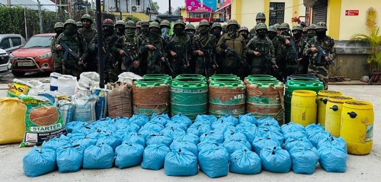 Assam Rifles Seize Marijuana